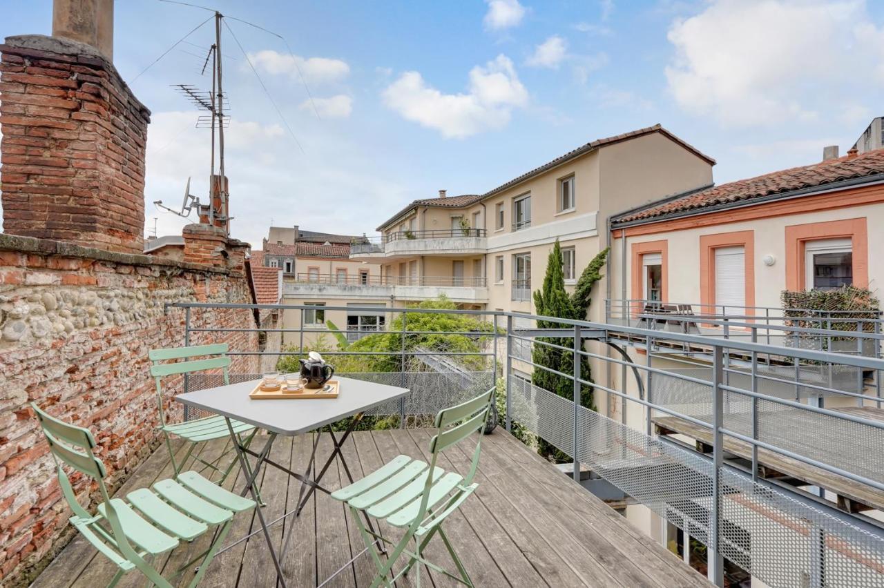 Apartmán Terrasse Riquet - En Plein Coeur De Toulouse Exteriér fotografie